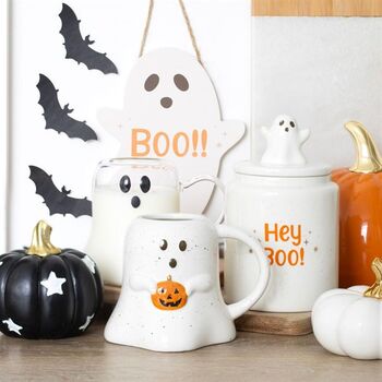 Hey Boo Ghost Storage Jar, 2 of 4