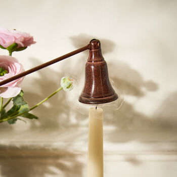 Valentine's Antique Brown Iron Candle Snuffer, 2 of 7