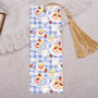 Tea And Cake Bookmark With Coloured Tassel, thumbnail 1 of 2