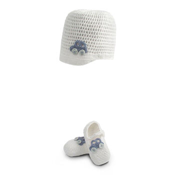 Organic Hat And Booties Gift Set, 5 of 11