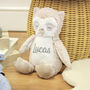 Personalised Owl Teddy Bear Toy Gift For Baby, thumbnail 7 of 8