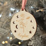 Zodiac Birth Flower 3D Christmas Tree Decoration Bauble, thumbnail 2 of 7