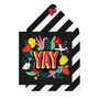 Congratulations Handmade Personalised Yay Blank Card, thumbnail 1 of 5