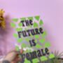 The Future Is Female Clear Acrylic Vinyl Plaque Decor, thumbnail 10 of 11