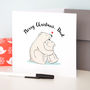 Personalised Bear Daddy And Bear Cub Card, thumbnail 3 of 4