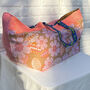 Vintage Ikea Bag 60s Pink Florals And Gold Lining, thumbnail 1 of 6