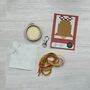 Jingle All The Way Christmas Mini Matchbox Cross Stitch Kit, thumbnail 5 of 5