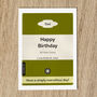 Personalised Birthday Card For Him Paperback Book Cover, thumbnail 6 of 7