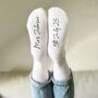 Bride Socks Personalised Hen Do And Wedding Gifts, thumbnail 8 of 8
