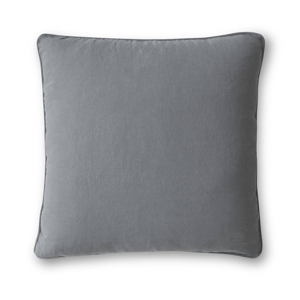 Charcoal Linen Cushion By The Linen Works