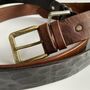 High Quality Personalised Genuine Leather Belt, thumbnail 7 of 9