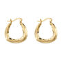 14 K Gold Plated Chunky Vintage Hoop Earrings, thumbnail 4 of 12