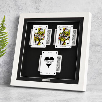 The Perfect Hand Queen And Queen Personalised Gift Frame, 6 of 12