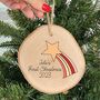 Personalised Shooting Star 1st Christmas Decoration, thumbnail 1 of 2