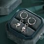 Pigeon Charm Hoops And Pendant Necklace In Sterling Silver, thumbnail 7 of 11
