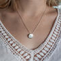 Sapphire And Diamond Pebble Necklace, thumbnail 2 of 5