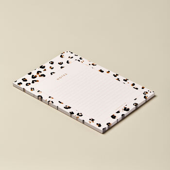 A5 Desk Notepad, Cheetah Design, 3 of 10