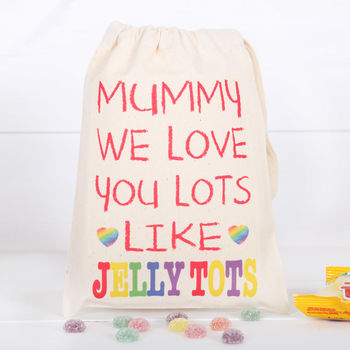 Personalised Love You Lots Jelly Tots Bag, 7 of 7