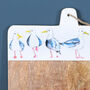 Seagull With Chips Wooden Chopping Board, thumbnail 2 of 3