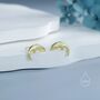 Sterling Silver Pangolin Stud Earrings, thumbnail 4 of 12