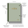 2026 Sage Green Week To View Personalised A5 Diary, thumbnail 3 of 10