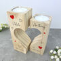 Personalised Couples Names Heart Tea Light Holders, thumbnail 3 of 8