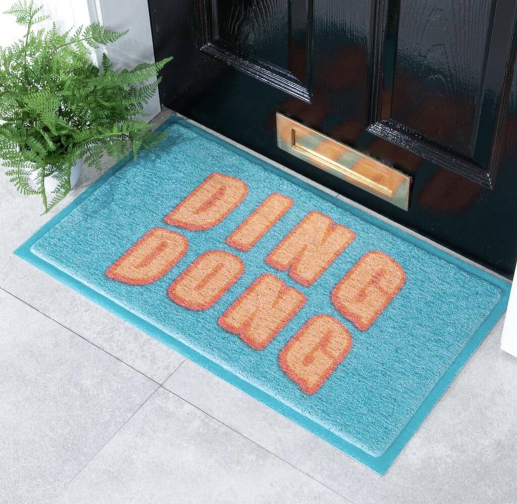 Ding Dong Bright Doormat, 1 of 3