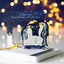 Couples 1st Christmas Personalised Card And Bauble, thumbnail 3 of 3