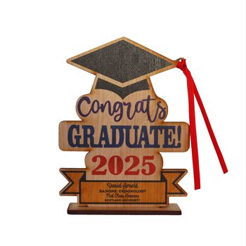 Personalised Wooden Graduation Gift, 7 of 7