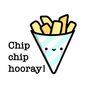 Personalised Celebratory Chips Mini Birthday Card, thumbnail 2 of 8