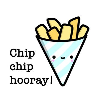 Personalised Celebratory Chips Mini Birthday Card, 2 of 8