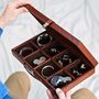 3rd Anniversary Leather Cufflink Box, thumbnail 5 of 10