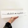 Personalised Wooden Plaque Family Names Gift New Home, thumbnail 4 of 6