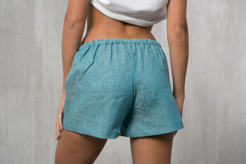Linen Pyjama Shorts, 12 of 12