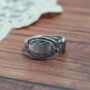 Antique Scroll Spoon Ring, thumbnail 1 of 6
