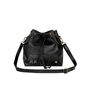 Personalised Black Leather Bucket Bag Handbag, thumbnail 2 of 9