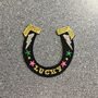 Lucky Horse Shoe Iron On Patch, thumbnail 2 of 3