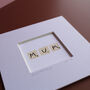 Mum Scrabble Tiles Mini Art Print, thumbnail 3 of 8