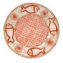 Handwoven Orange Fish Placemats Set Of Four, thumbnail 2 of 4