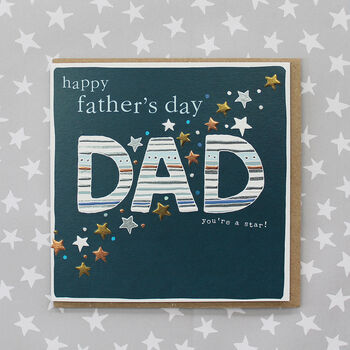 Father's Day Card You're A Star By Molly Mae | notonthehighstreet.com