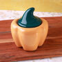 G Decor Garden Harvest Ceramic Bell Pepper Pot Elegant Organic Form Storage Jar, thumbnail 7 of 7