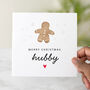 Gingerbread Men Husband Christmas Card, thumbnail 1 of 3