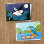 Puffin Greeting Card, Bird Greetings Card, thumbnail 1 of 4