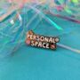 Personal Space Enamel Pin, thumbnail 4 of 4