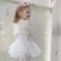 Silver Ballerina Slippers For Children, thumbnail 2 of 5