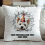 Personalised West Highland Terrier Birthday Break Through, thumbnail 5 of 8