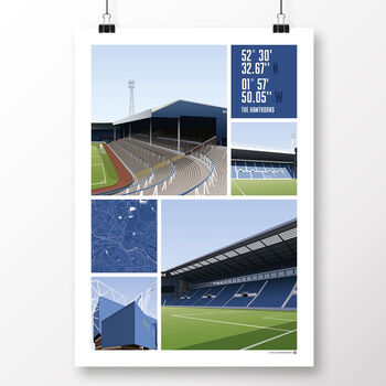 West Brom Views Of The Hawthorns Poster, 2 of 7