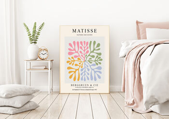 Mattise Pastal Leaf Print, 2 of 3