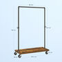 Contemporary Industrial Planter Trolley Rail, thumbnail 10 of 10
