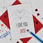 Personalised I Love You Card, thumbnail 1 of 2